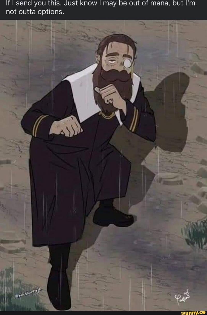 Anime character squaring up